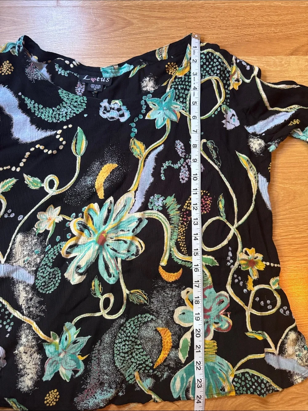 90’s Lotus Boho Floral Rayon Crop Top & Maxi Skirt Set Whimsy Romantic witchy